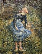 Camille Pissarro girls oil painting on canvas